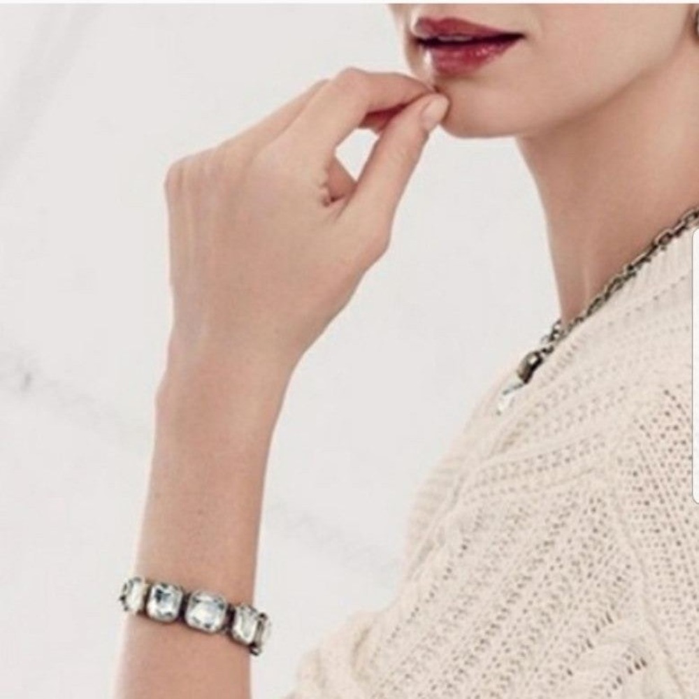 Chloe + Isabel Retro Glam Square-Cut Bracelet